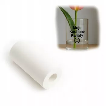 LOVEINSTANT Rollo de papel térmico adhesivo transparente 3,5m para Love Instant X6 / S1 / Phomemo T02 / M02x