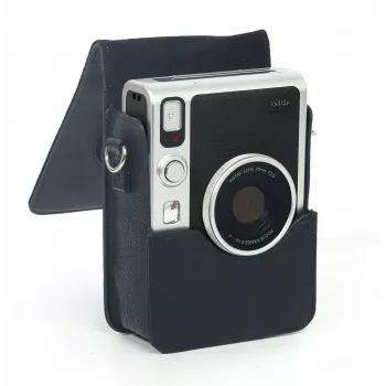 LOVEINSTANT Funda estuche para Fujifilm Instax Mini Evo negra / vertical