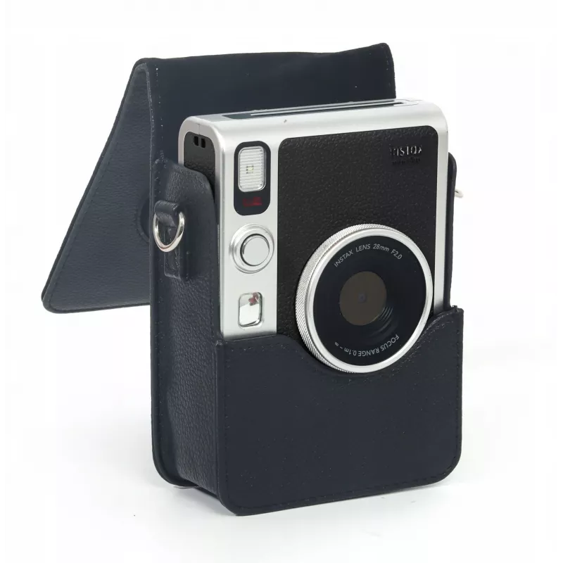 LOVEINSTANT Funda estuche para Fujifilm Instax Mini Evo negra / vertical