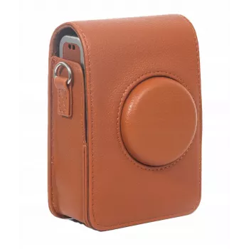 LOVEINSTANT Funda protectora para Fujifilm Instax Mini Evo - marrón (vertical)