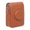 LOVEINSTANT Funda protectora para Fujifilm Instax Mini Evo - marrón (vertical)