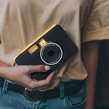 LOVEINSTANT funda protectora para Kodak Mini Shot 2 / Era MS200 cámara instantánea - negra