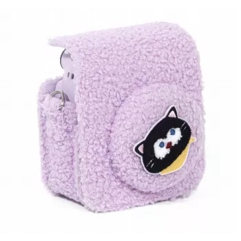 LOVEINSTANT funda Plush Kitten para Fujifilm Instax Mini 12 - lila