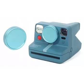 LOVEINSTANT tapa de objetivo de aluminio para Polaroid Now Now+ azul