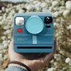 LOVEINSTANT tapa de objetivo de aluminio para Polaroid Now Now+ azul