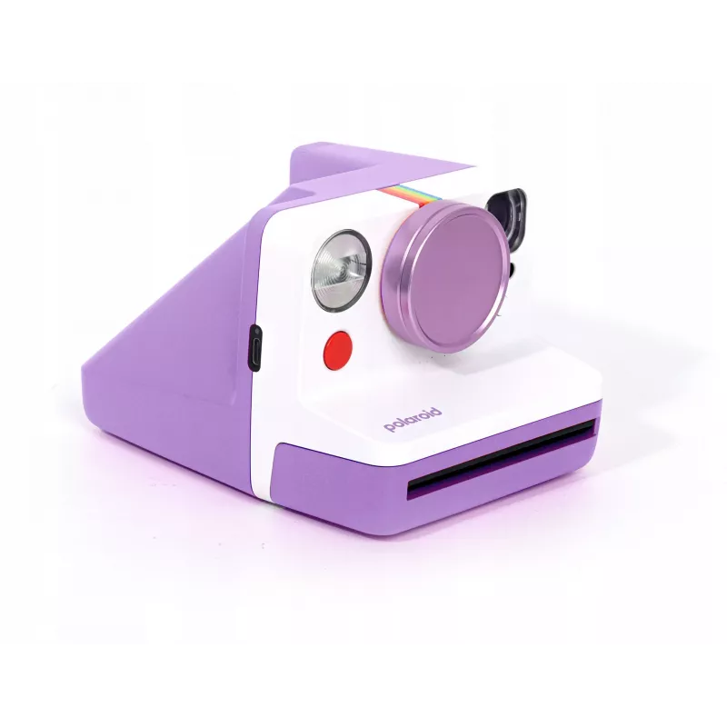 LOVEINSTANT tapa de objetivo de aluminio para Polaroid Now / Now+ - morada