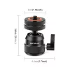 PULUZ rótula para cámara 3D rosca de 1/4 inch 2x zapata en frío ISO hasta 3 kg PU1057B