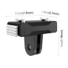 PULUZ soporte magnético de liberación rápida para Insta360 X5 / X4 Air / Ace Pro 2 / PU771B