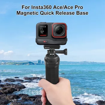 PULUZ adaptador de soporte de liberación rápida para GoPro rosca de trípode de 1/4