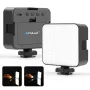 PULUZ luz LED de vídeo 100 LEDs 5W bi-color 2900-6500K USB-C soporte de rosca de 1/4