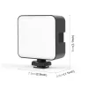 PULUZ luz LED de vídeo 100 LEDs 5W bi-color 2900-6500K USB-C soporte de rosca de 1/4