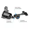 PULUZ soporte para espejo para moto, quad, scooter, bicicleta - soporte universal de manillar y brazo de espejo para smartphone, cámara de acción, GoPro - PU1056B