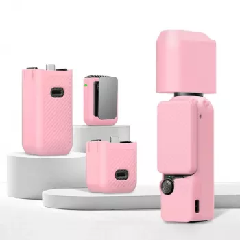 PULUZ set de maletín protector 6 en 1 para DJI Osmo Pocket 3 - rosa TPU/PU