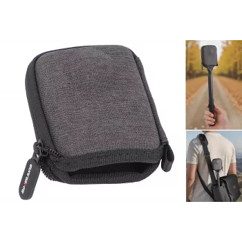 SUNNYLIFE Bolsa de transporte rígida mini para DJI Osmo Pocket 3 - Negra