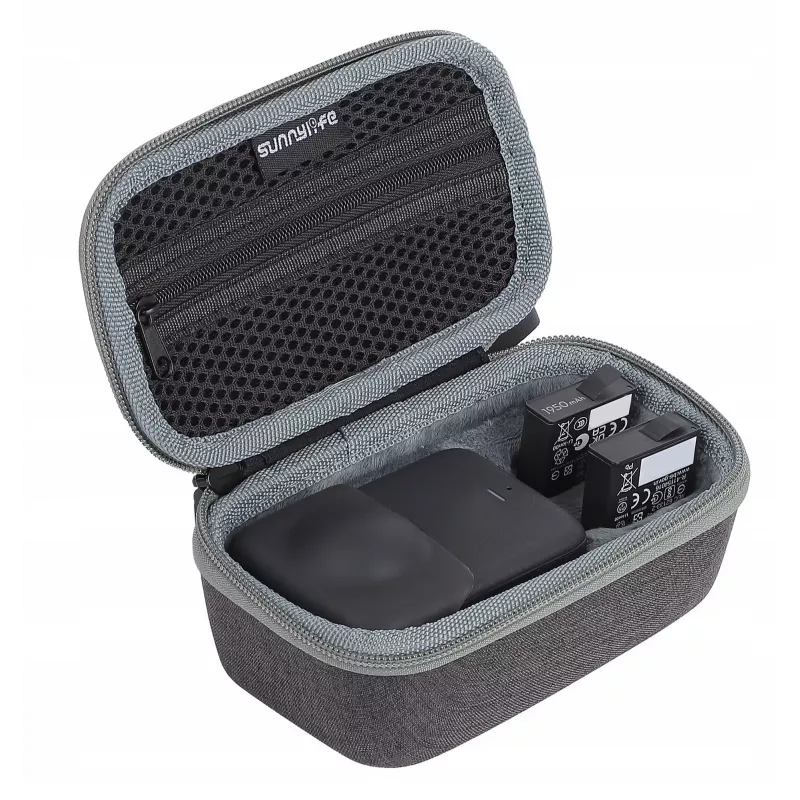 SUNNYLIFE OS-B029-D mini funda de transporte para DJI Osmo 360 y baterías