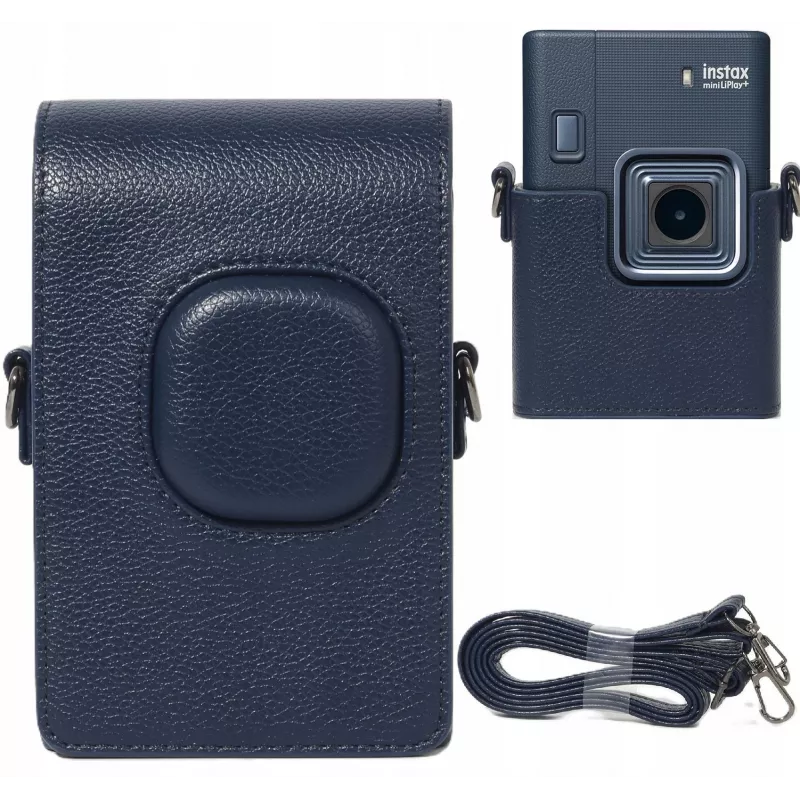 LOVEINSTANT Funda protectora para Fujifilm Instax Mini LiPlay+, Navy Blue