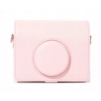 LOVEINSTANT Funda bolsa de protección para Fujifilm Instax Mini Evo - Rosa / Horizontal