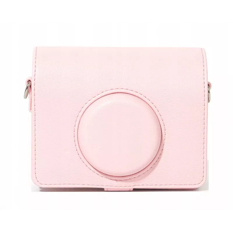 LOVEINSTANT Funda bolsa de protección para Fujifilm Instax Mini Evo - Rosa / Horizontal