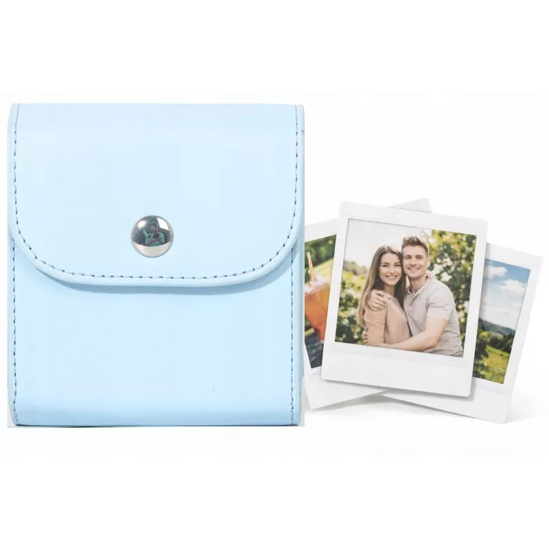 LOVEINSTANT Bolsa de almacenamiento de fotos para Fujifilm Instax Square - Azul