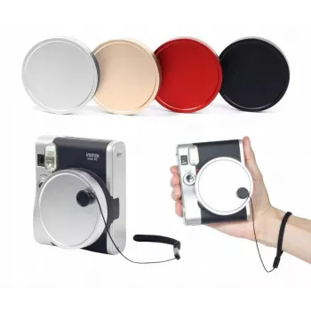 LOVEINSTANT Tapa protectora de objetivo para Fujifilm Instax Mini 90 - Rojo