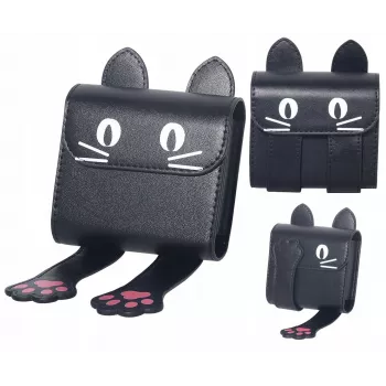 LOVEINSTANT Funda para fotos Instax Square Mini, compatible con Fuji SQ1 SQ6 99 41 40 12 11, Black Cat