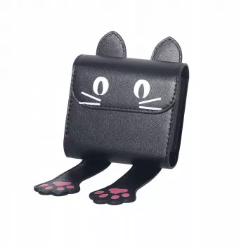 LOVEINSTANT Funda para fotos Instax Square Mini, compatible con Fuji SQ1 SQ6 99 41 40 12 11, Black Cat