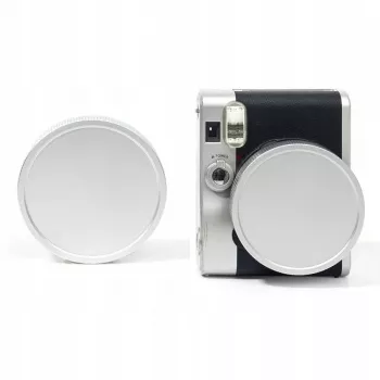LOVEINSTANT Tapa protectora de objetivo para Fujifilm Instax Mini 90 Neo Classic - Plata