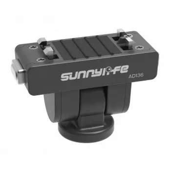 SUNNYLIFE Soporte magnético de liberación rápida con tornillo de 1/4 de pulgada para Insta360 X4, X3, Ace Pro y más - Negro (AD136-D)