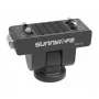 SUNNYLIFE Soporte magnético de liberación rápida con tornillo de 1/4 de pulgada para Insta360 X4, X3, Ace Pro y más - Negro (AD136-D)
