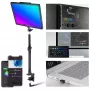 NEEWER GL1C Panel de luz LED RGB para vídeo 48W con trípode de luz ajustable, CRI≥97, mando a distancia 2,4G y control por app para streaming y gaming