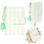 LOVEINSTANT Álbum de fotos de bolsillo Checkered Green para 28 fotos Instax Mini y Zink