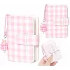 LOVEINSTANT Estuche kit 4 en 1 con álbum de fotos, protector de pantalla LCD y tapa de objetivo para Fujifilm Instax Mini Evo - Rosa