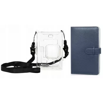 LOVEINSTANT Funda y álbum de fotos para Fujifilm Instax Mini LiPlay - Negro