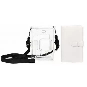 LOVEINSTANT Funda y álbum de fotos para Fuji Instax Mini LiPlay – Negro