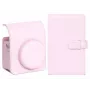 LOVEINSTANT Set Bolsa de Cámara y Álbum de Fotos para Fujifilm Instax Mini 13 - Rosa