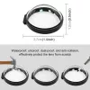 PULUZ 2x Protector de Lente de Cristal Templado para GoPro Max 2 - Marco Negro