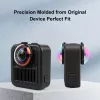 PULUZ 2x Protector de Lente de Cristal Templado para GoPro Max 2 - Marco Negro