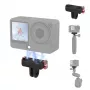PULUZ Adaptador de Montaje Magnético de Liberación Rápida para DJI Osmo Action 6 / Nano / Soporte GoPro PU1070B