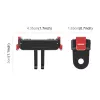 PULUZ Adaptador de Montaje Magnético de Liberación Rápida para DJI Osmo Action 6 / Nano / Soporte GoPro PU1070B