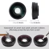PULUZ Objetivo Gran Angular FOV Boost 185° para DJI Osmo Action 6 / Cristal HD / PU1103