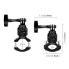 PULUZ PU796B Soporte de Manillar 360° para Moto/Bicicleta para GoPro SJCAM Xiaomi DJI