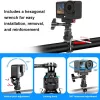 PULUZ PU796B Soporte de Manillar 360° para Moto/Bicicleta para GoPro SJCAM Xiaomi DJI