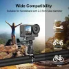PULUZ PU796B Soporte de Manillar 360° para Moto/Bicicleta para GoPro SJCAM Xiaomi DJI