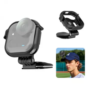 PULUZ PU1089B Soporte con clip para gorra para Insta360 GO Ultra