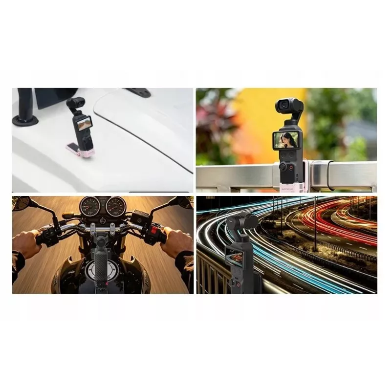 SUNNYLIFE Adaptador de Montaje Magnético 1/4 de pulgada para DJI Osmo Pocket 3 - Negro