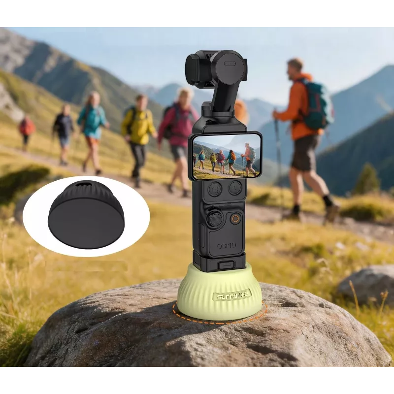 SUNNYLIFE OP4-DZ166-D Soporte con base adhesiva para DJI Osmo Pocket 3 / 4