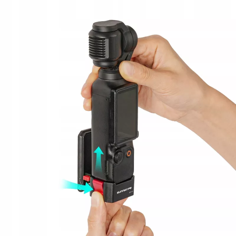 SUNNYLIFE Adaptador de Montaje Magnético 1/4 de pulgada para DJI Osmo Pocket 3 - Negro