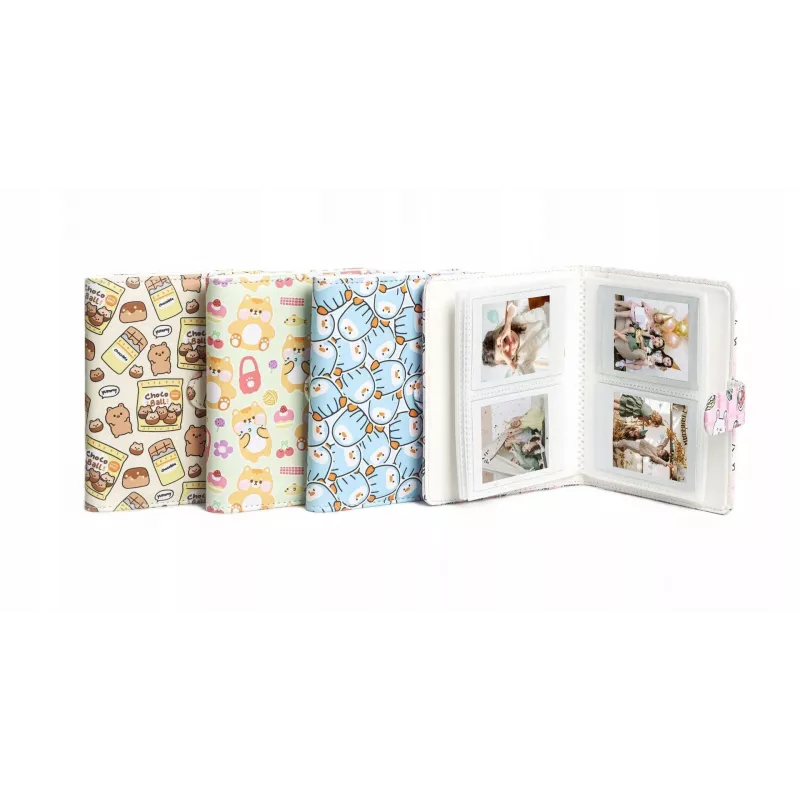 LOVEINSTANT Álbum de Fotos 64x para Fujifilm Instax Mini 99 41 12 40 11 Evo Liplay Link / Bears - Picnic