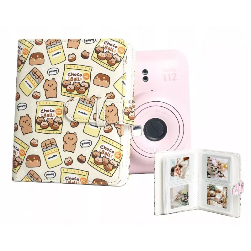 LOVEINSTANT Álbum de Fotos 64 Fotos para Fujifilm Instax Mini 99 41 12 40 11 Evo Liplay Link / Osos de Chocolate