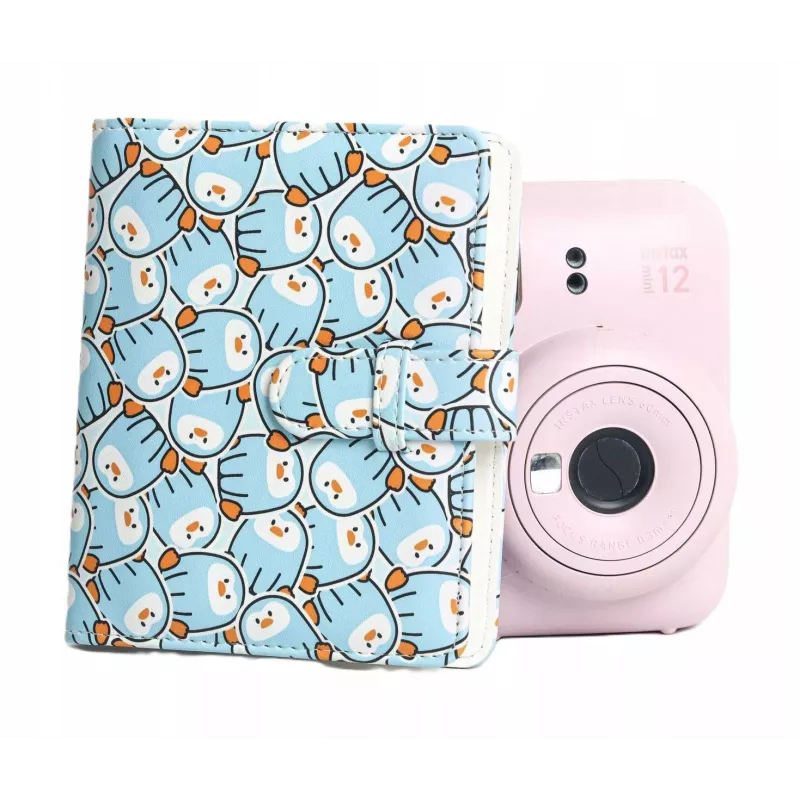 LOVEINSTANT Álbum de Fotos 64x para Fujifilm Instax Mini 99 41 12 40 11 Evo Liplay Link / Pingüinos Azules